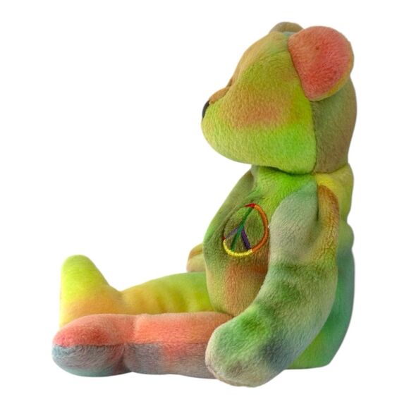 Vintage 1996 Ty Beanie Baby “PEACE” Bear - Picture 5 of 10